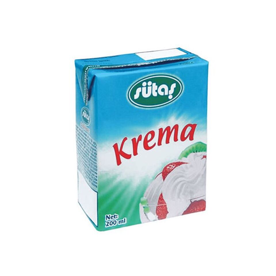 SÜTAŞ KREMA  200 ML                 (UHT)
